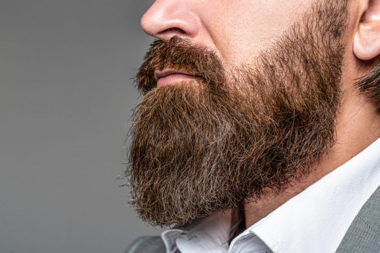 Healthy beard hair growth
